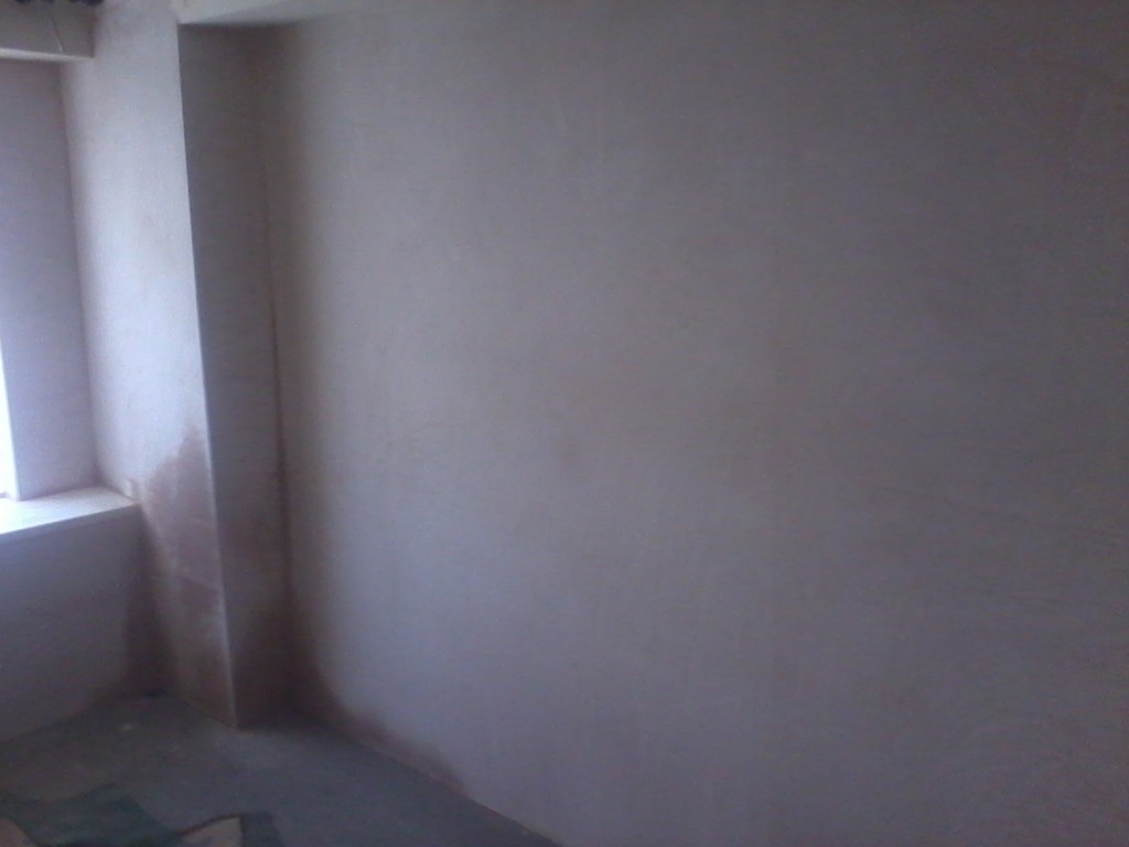 finished walls after damp proofing Plastering in Cornwall External